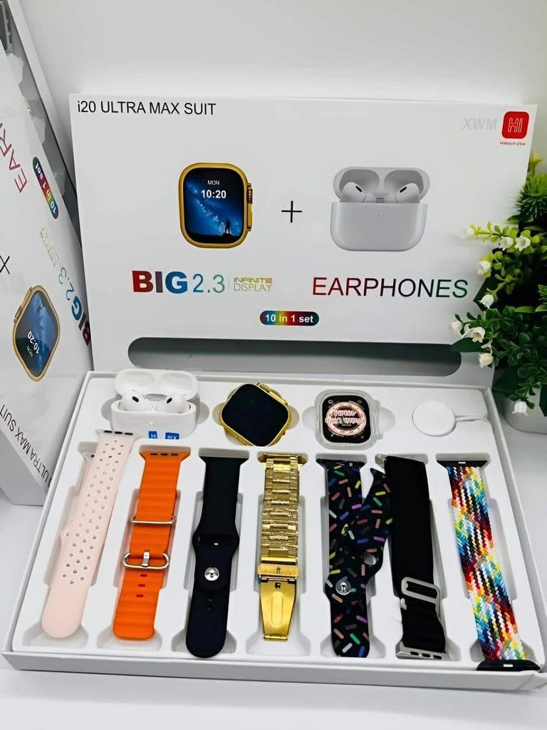 i20 Ultra Max Smart Watch With Airpods HIGH GADGERS