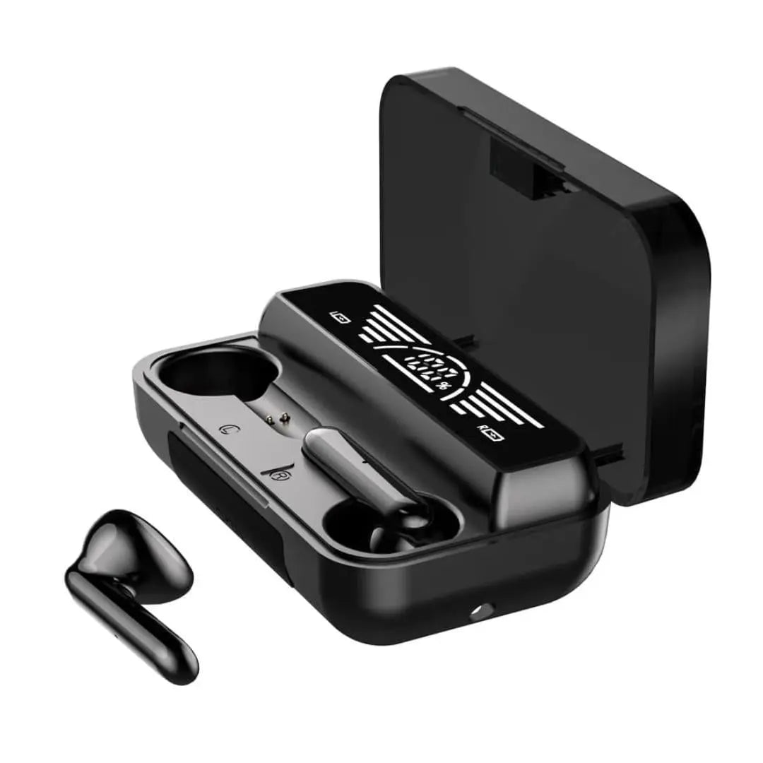 M29 Black Bluetooth 5.1 Airpods - High-Quality Sound with Touch Controls & Compact Charging Case HIGH GADGERS