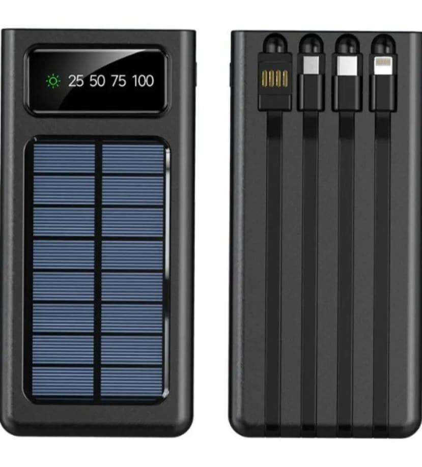 Portable Solar 10000mAh Fast Charging Power Bank HIGH GADGERS